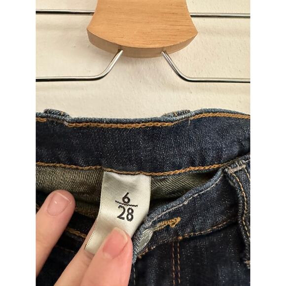 Lucky Brand Women's Denim Cutoff Zoe Bermuda Shorts | Size 6 - Picture 4 of 6